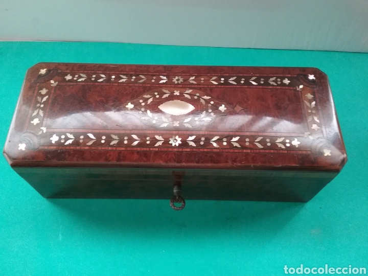 Antig&uuml;edades: Caja en marqueteria - Foto 2