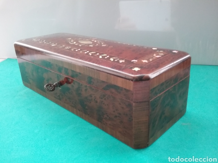 Antig&uuml;edades: Caja en marqueteria - Foto 6