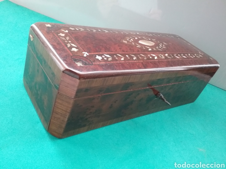 Antig&uuml;edades: Caja en marqueteria - Foto 7