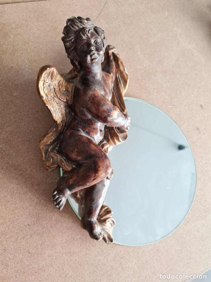 Antig&uuml;edades: Espejo y angelote - Foto 4