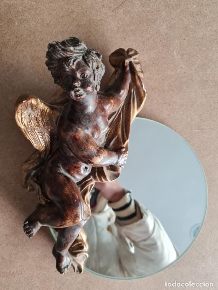 Antig&uuml;edades: Espejo y angelote - Foto 6