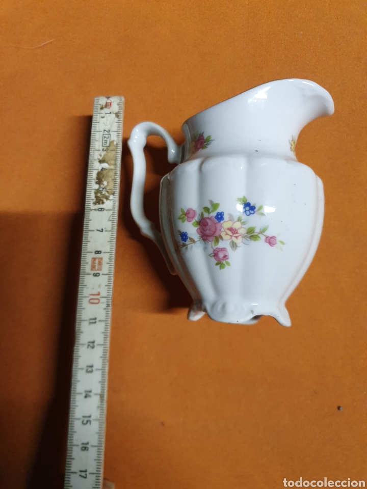 Antig&uuml;edades: Lechera Porcelana - Foto 2