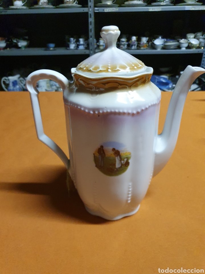 Antig&uuml;edades: Cafetera Porcelana - Foto 2