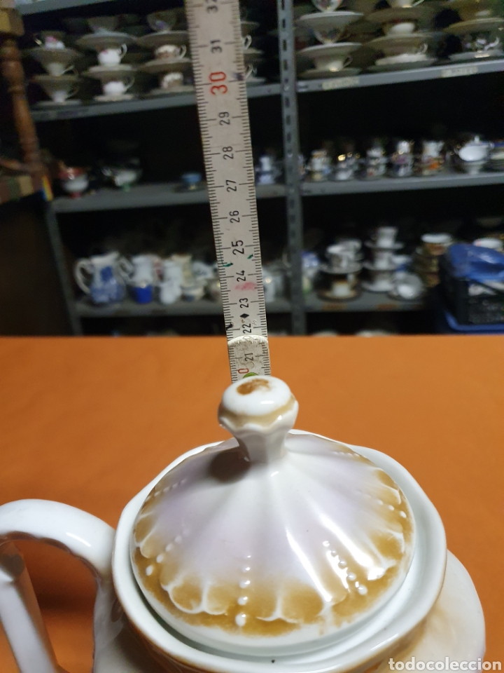 Antig&uuml;edades: Cafetera Porcelana - Foto 3