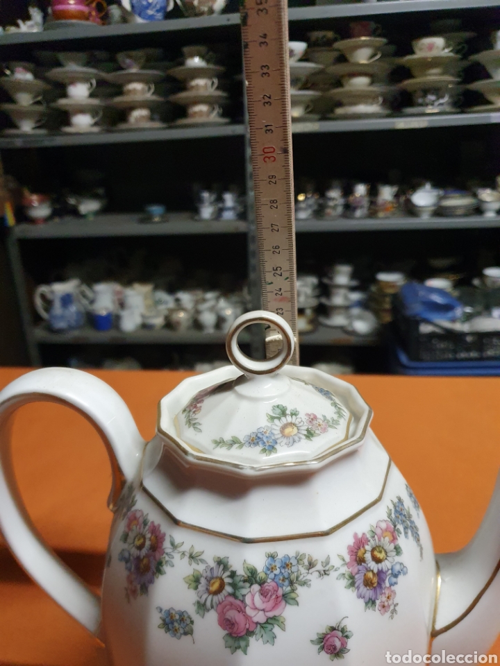 Antig&uuml;edades: Bonita Cafetera Porcelana - Foto 2
