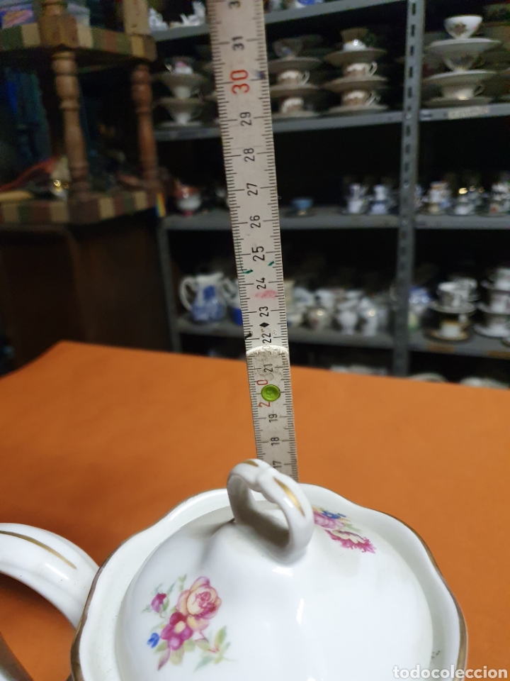 Antig&uuml;edades: Cafetera Porcelana - Foto 2