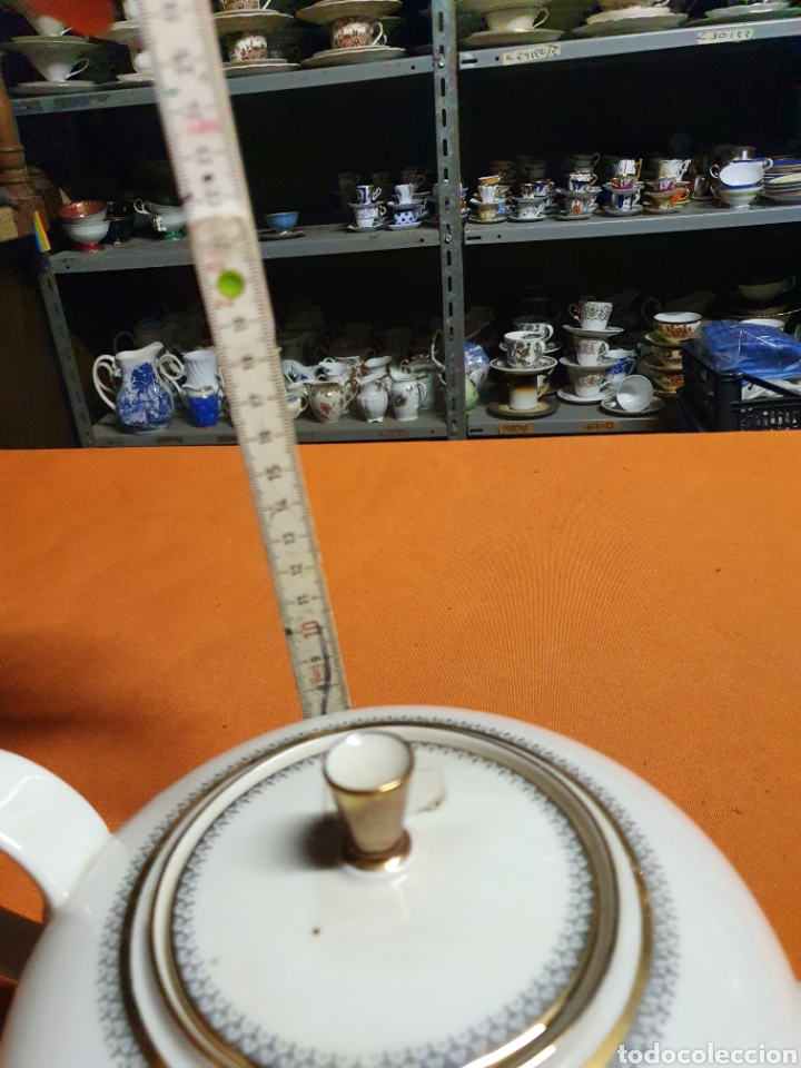 Antig&uuml;edades: Tetera Porcelana - Foto 2