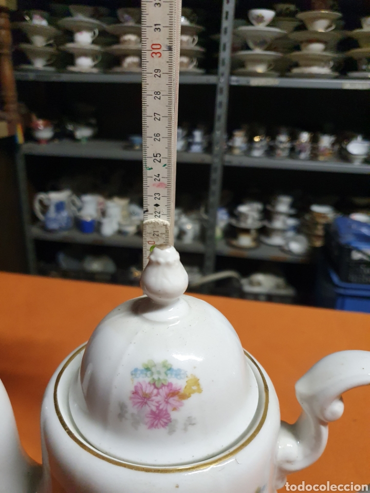 Antig&uuml;edades: Cafetera Porcelana - Foto 2