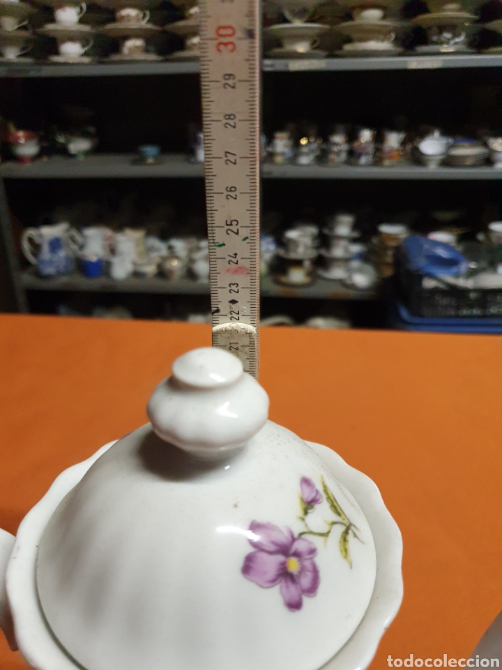 Antig&uuml;edades: Cafetera Porcelana - Foto 2