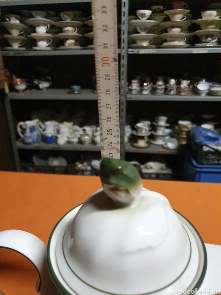 Antig&uuml;edades: Cafetera Porcelana - Foto 2