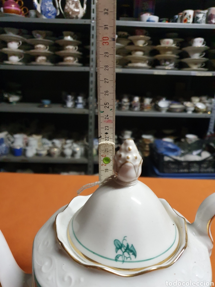 Antig&uuml;edades: Cafetera Porcelana - Foto 2