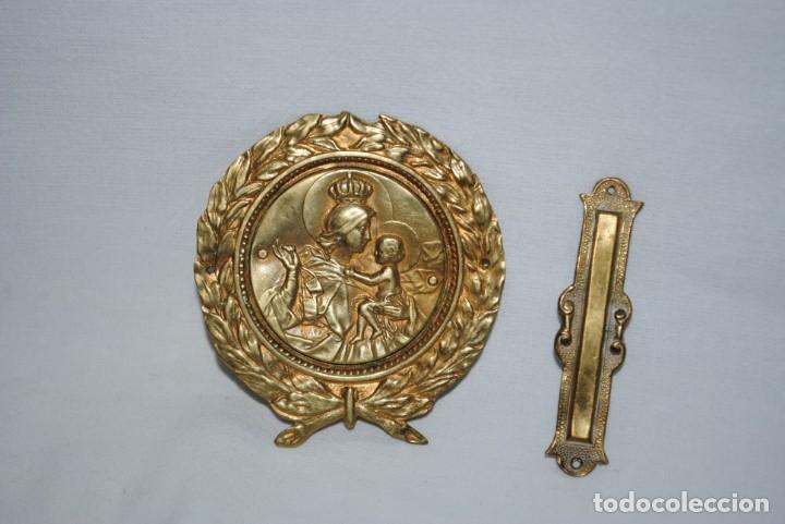 Antig&uuml;edades: VIRGEN DEL CARMEN , CON CORONA DE LAUREL - Foto 1