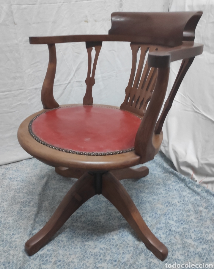 Antig&uuml;edades: Sill&oacute;n giratorio - Foto 4