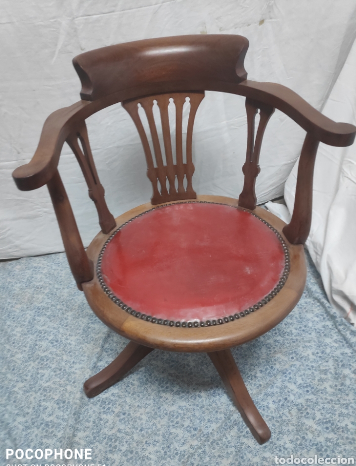 Antig&uuml;edades: Sill&oacute;n giratorio - Foto 1
