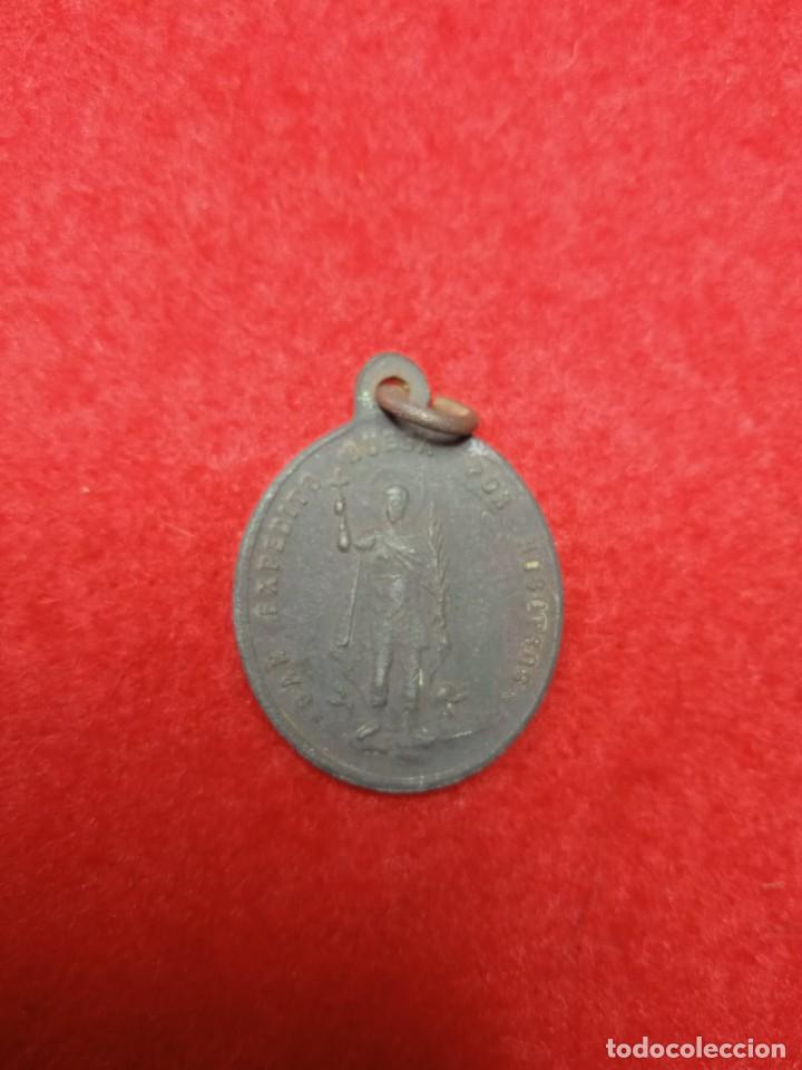 Antig&uuml;edades: Antigua Medalla Religiosa - Foto 1
