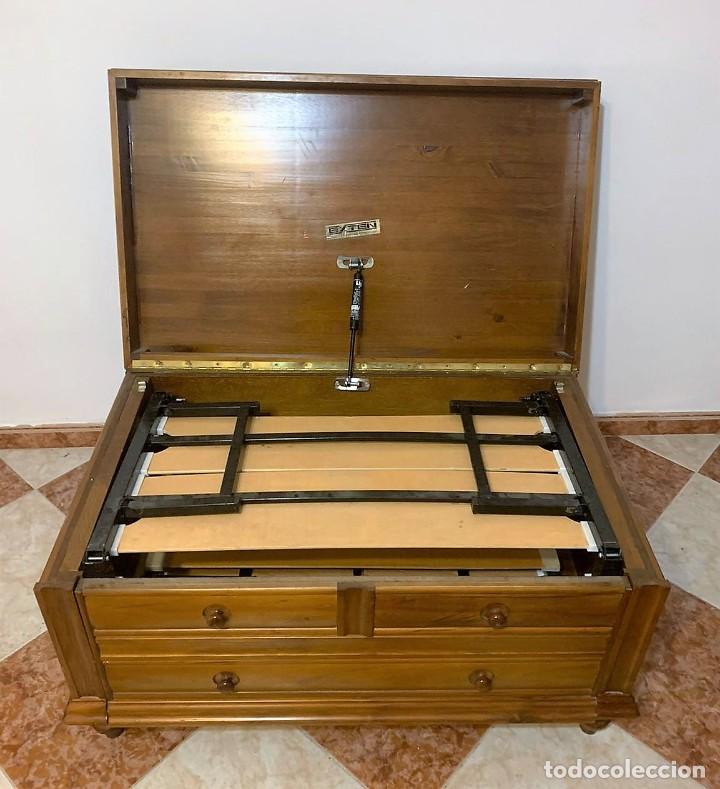 Antig&uuml;edades: MESA AUXILIAR COVERTIBLE EN CAMA DE 90 - Foto 1