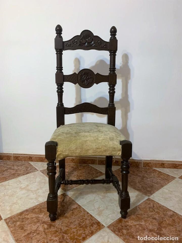 Antig&uuml;edades: SILLA TORNEADA - Foto 1
