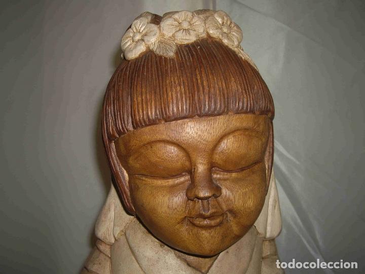 Antig&uuml;edades: TALLA MADERA NOVIA - Foto 7