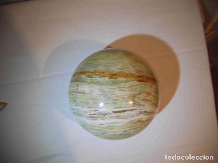 Antig&uuml;edades: BOLA ONIX 20CM - Foto 3