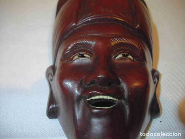 Antig&uuml;edades: MASCARA ORIENTAL TALLA MADERA D - Foto 2