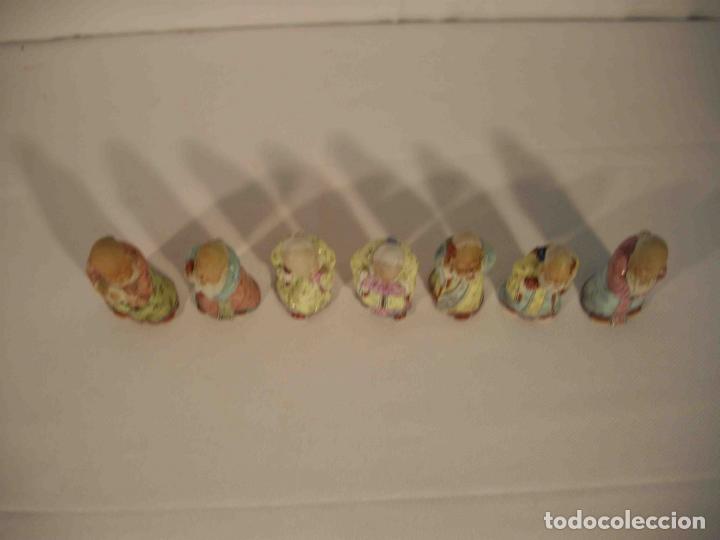 Antig&uuml;edades: SET 7 MAGOS PORCELANA 10 - Foto 2