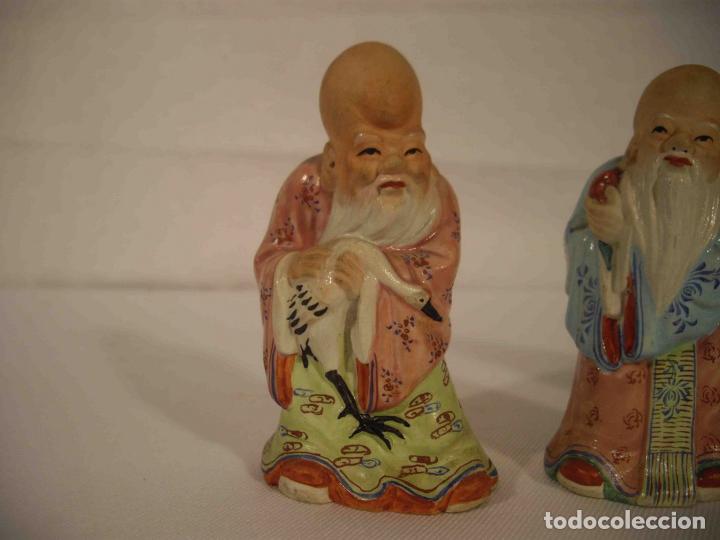 Antig&uuml;edades: SET 7 MAGOS PORCELANA 10 - Foto 3