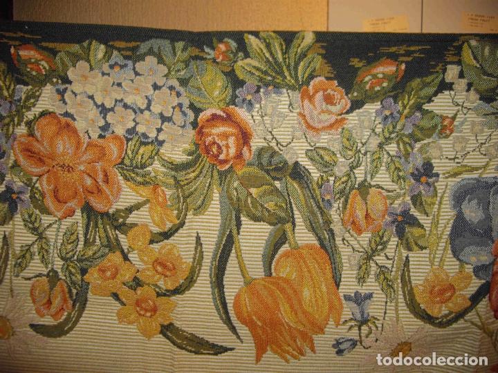 Antig&uuml;edades: TAPIZ FLORES - Foto 2