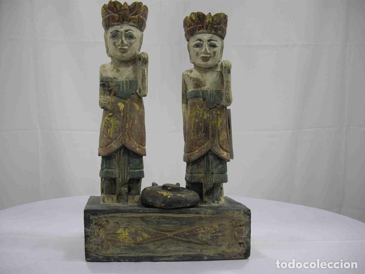 Antig&uuml;edades: FIGURA PAREJA INDONESA - Foto 1