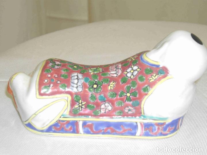 Antig&uuml;edades: MINI ALMOHADA PORC BUDA ROJA - Foto 2