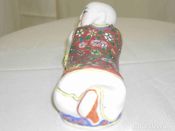Antig&uuml;edades: MINI ALMOHADA PORC BUDA ROJA - Foto 3