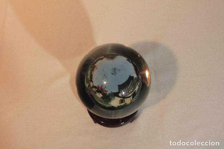 Antig&uuml;edades: BOLA CRISTAL PINTADA INTERIOR 16 &nbsp;&nbsp;&nbsp;&nbsp;&nbsp; - Foto 5