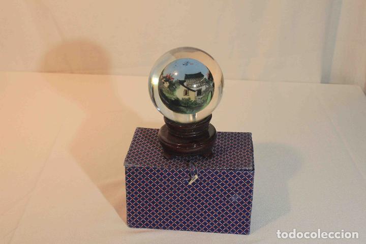 Antig&uuml;edades: BOLA CRISTAL PINTADA INTERIOR 16 &nbsp;&nbsp;&nbsp;&nbsp;&nbsp; - Foto 1