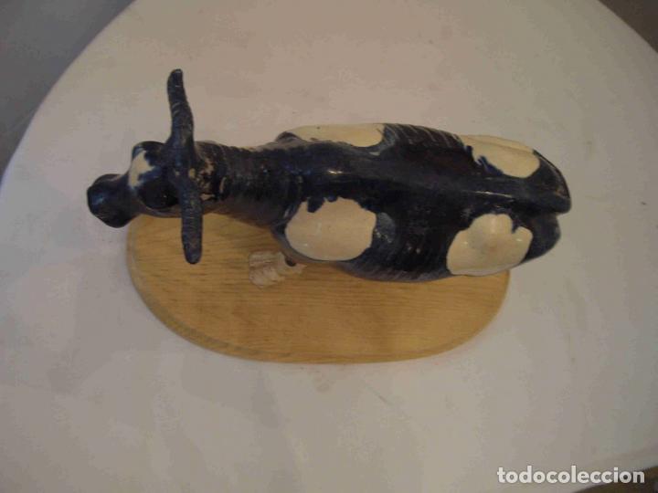 Antig&uuml;edades: FIGURA VACA AZUL - Foto 5
