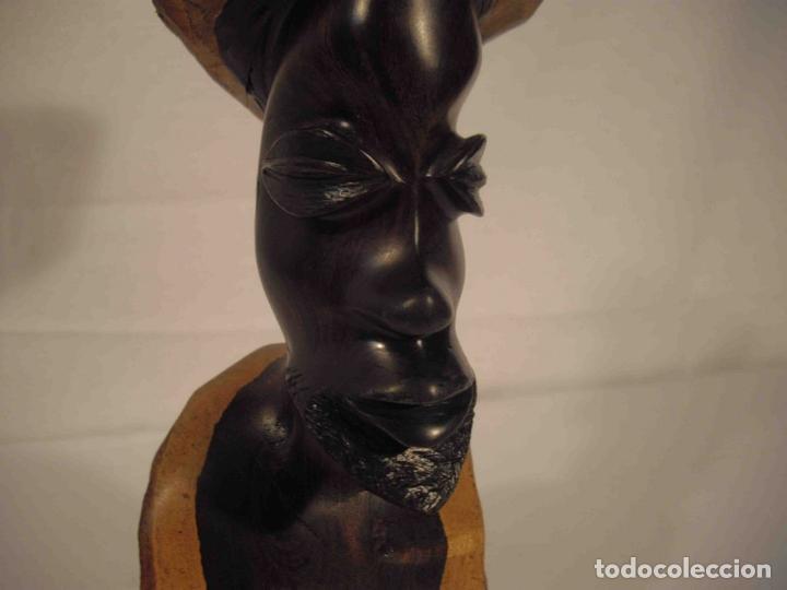 Antig&uuml;edades: FIGURA TALLA PERILLA - Foto 2