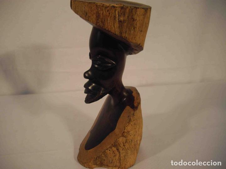 Antig&uuml;edades: FIGURA TALLA PERILLA - Foto 6