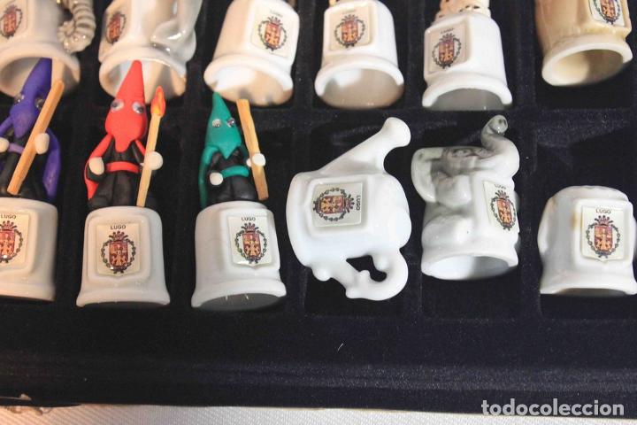 Antig&uuml;edades: SET 32 DEDALES PORCELANA - Foto 5