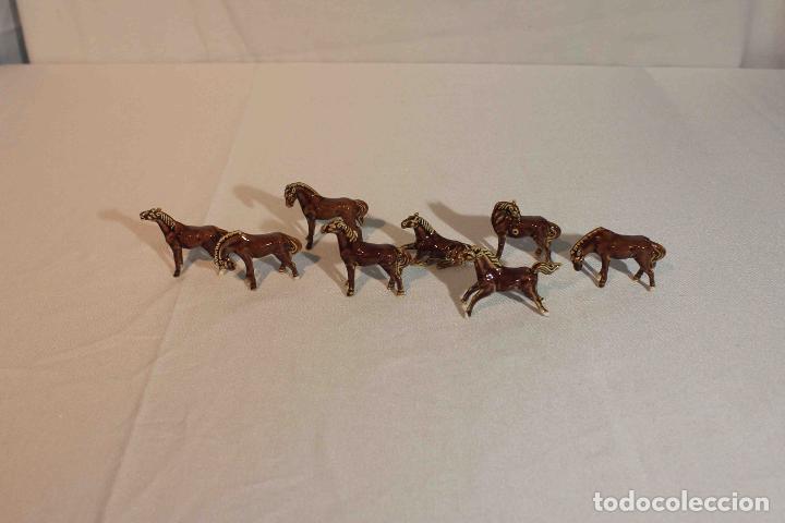 Antig&uuml;edades: SET 8 CABALLOS PORCELANA &nbsp;&nbsp;&nbsp;&nbsp;&nbsp;&nbsp;&nbsp;&nbsp;&nbsp;&nbsp;&nbsp;&nbsp;&nbsp; - Foto 2