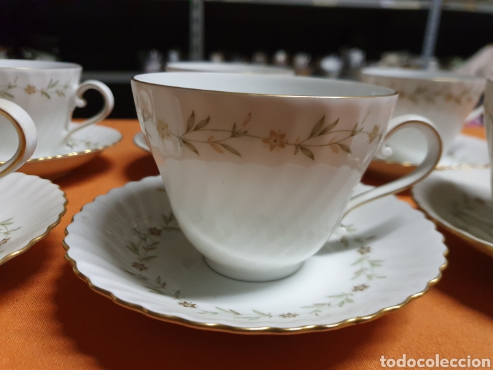 Antig&uuml;edades: Conjunto de Tazas Porcelana - Foto 2