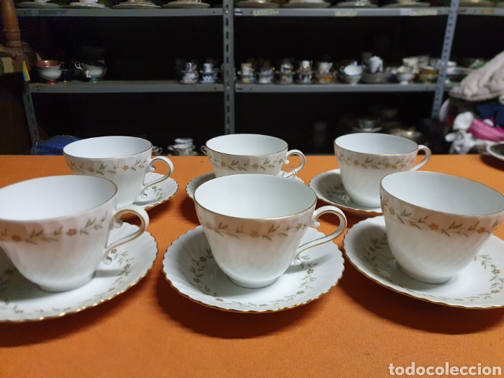 Antig&uuml;edades: Conjunto de Tazas Porcelana - Foto 1