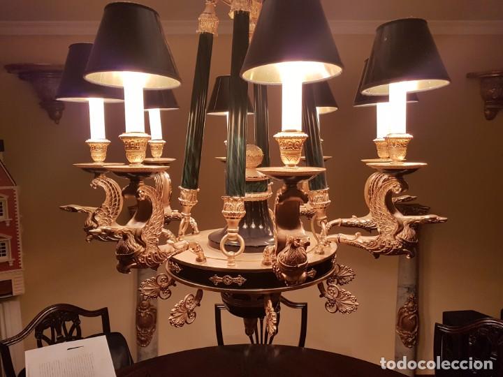 Antig&uuml;edades: LAMPARA ESTILO IMPERIO MARINER - Foto 2