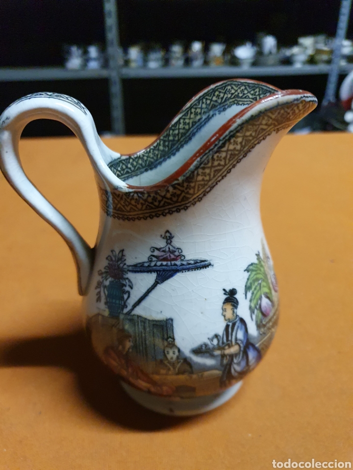 Antig&uuml;edades: Lechera Porcelana - Foto 1