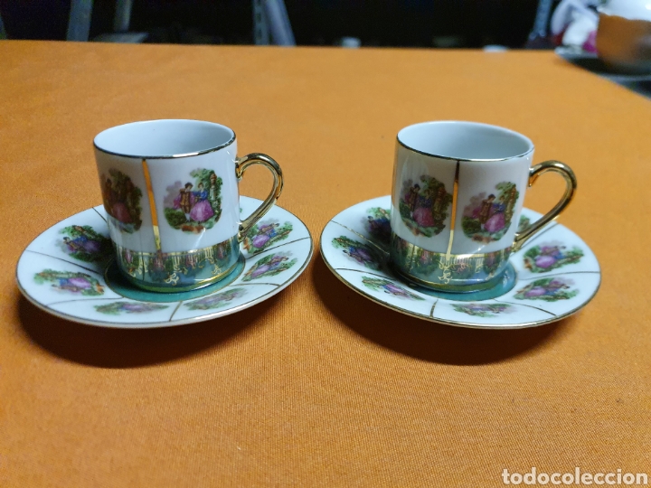 Antig&uuml;edades: Conjunto de Tazas Porcelana - Foto 1