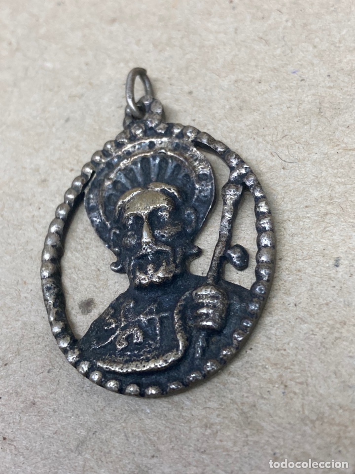 Antig&uuml;edades: Colgante de plata religioso - Foto 2