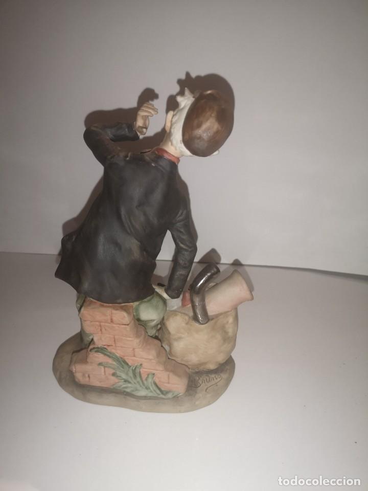 Antig&uuml;edades: Figura Biscuit Bruno Capodimonte - Foto 2