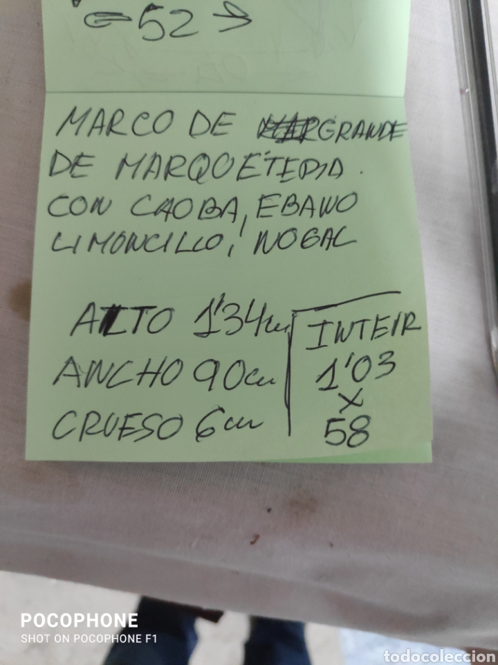 Antig&uuml;edades: Marco con celosia - Foto 8