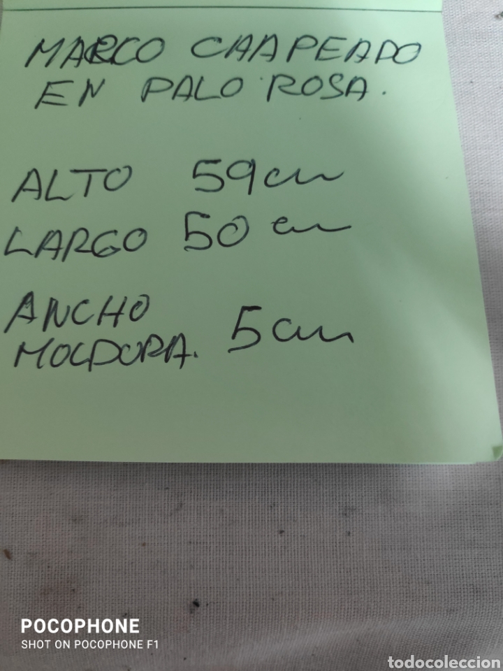 Antig&uuml;edades: Marco de palo rosa - Foto 5
