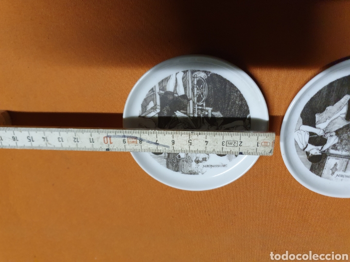 Antig&uuml;edades: Conjunto platos Porcelana - Foto 2