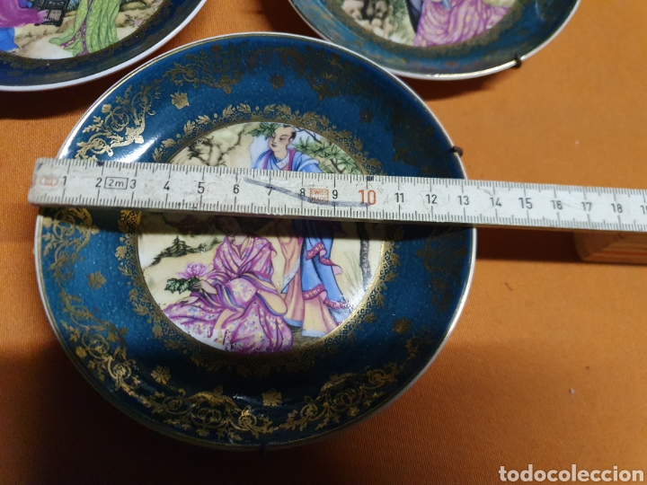 Antig&uuml;edades: Conjunto platos Porcelana - Foto 2