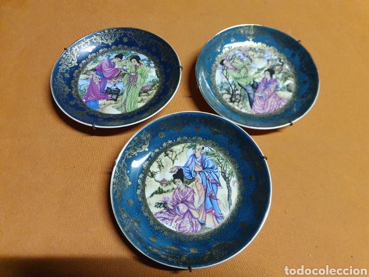 Antig&uuml;edades: Conjunto platos Porcelana - Foto 1