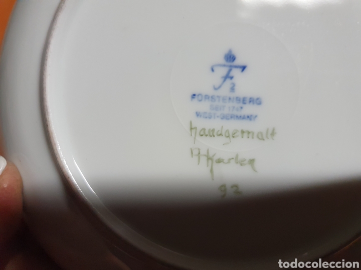 Antig&uuml;edades: Cuenco Porcelana - Foto 3